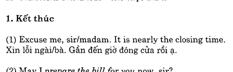Hoc Tieng Anh Nha Hang