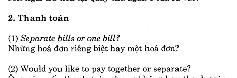 Hoc Tieng Anh Nha Hang