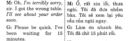 Hoc Tieng Anh Nha Hang