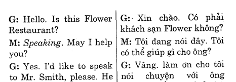 Hoc Tieng Anh Nha Hang