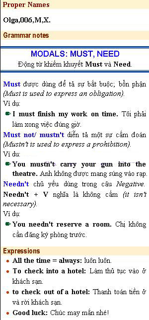Streamline English Departure