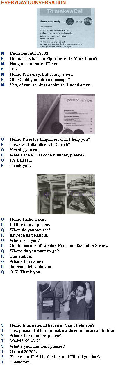 Streamline English Departure