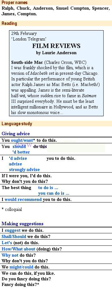 Streamline English Directions